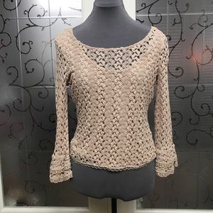 NWT- FREE PEOPLE KNIT CROP TOP